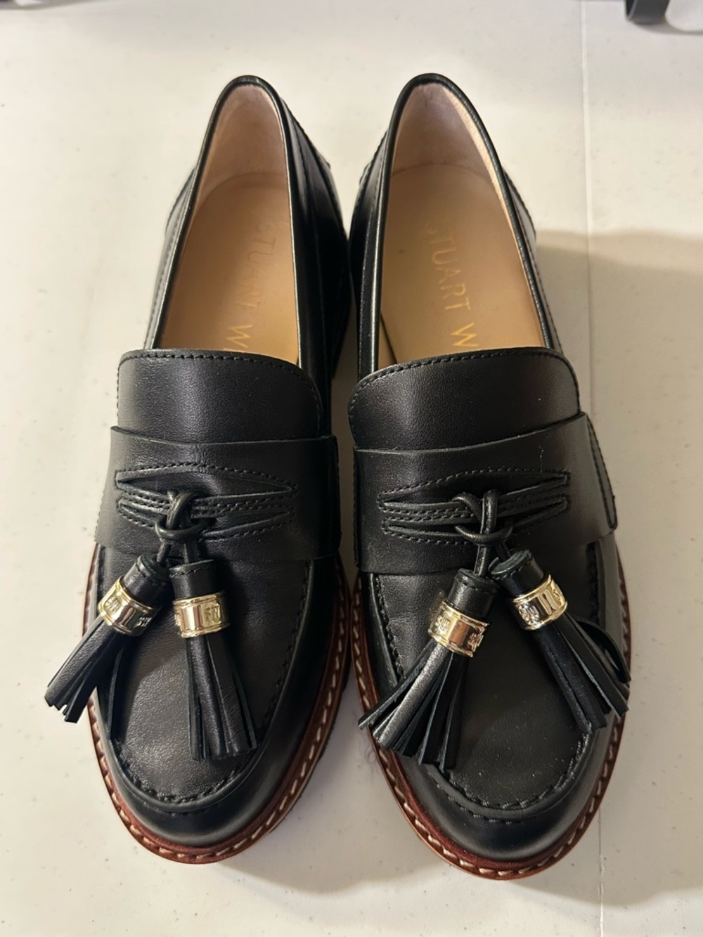 Stuart Weitzman Manila Tassel Loafers New Sz 4